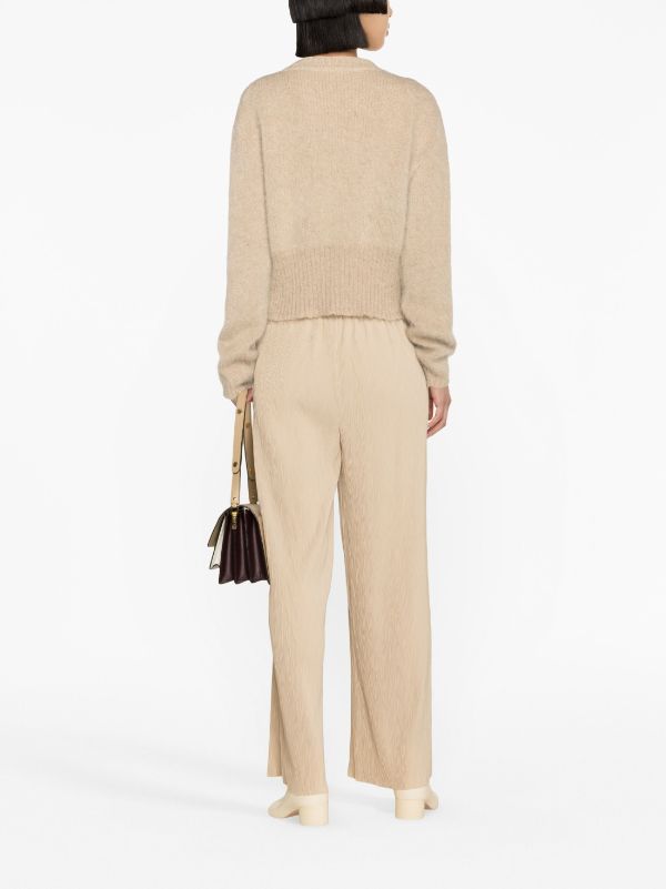 Henrik Vibskov pants - Naptune Plissé Pant in Warm Sand