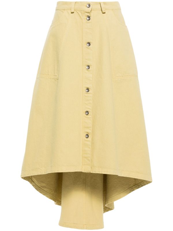 Henrik Vibskov - Regain Denim Skirt in Hemp