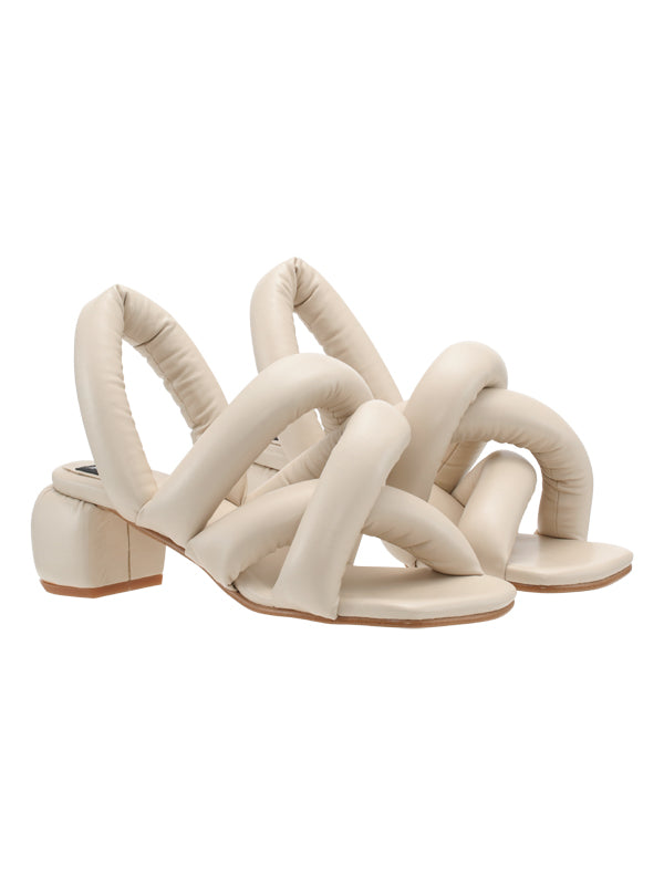 Henrik Vibskov x Yume Yume - Sausage Heel in Light Beige