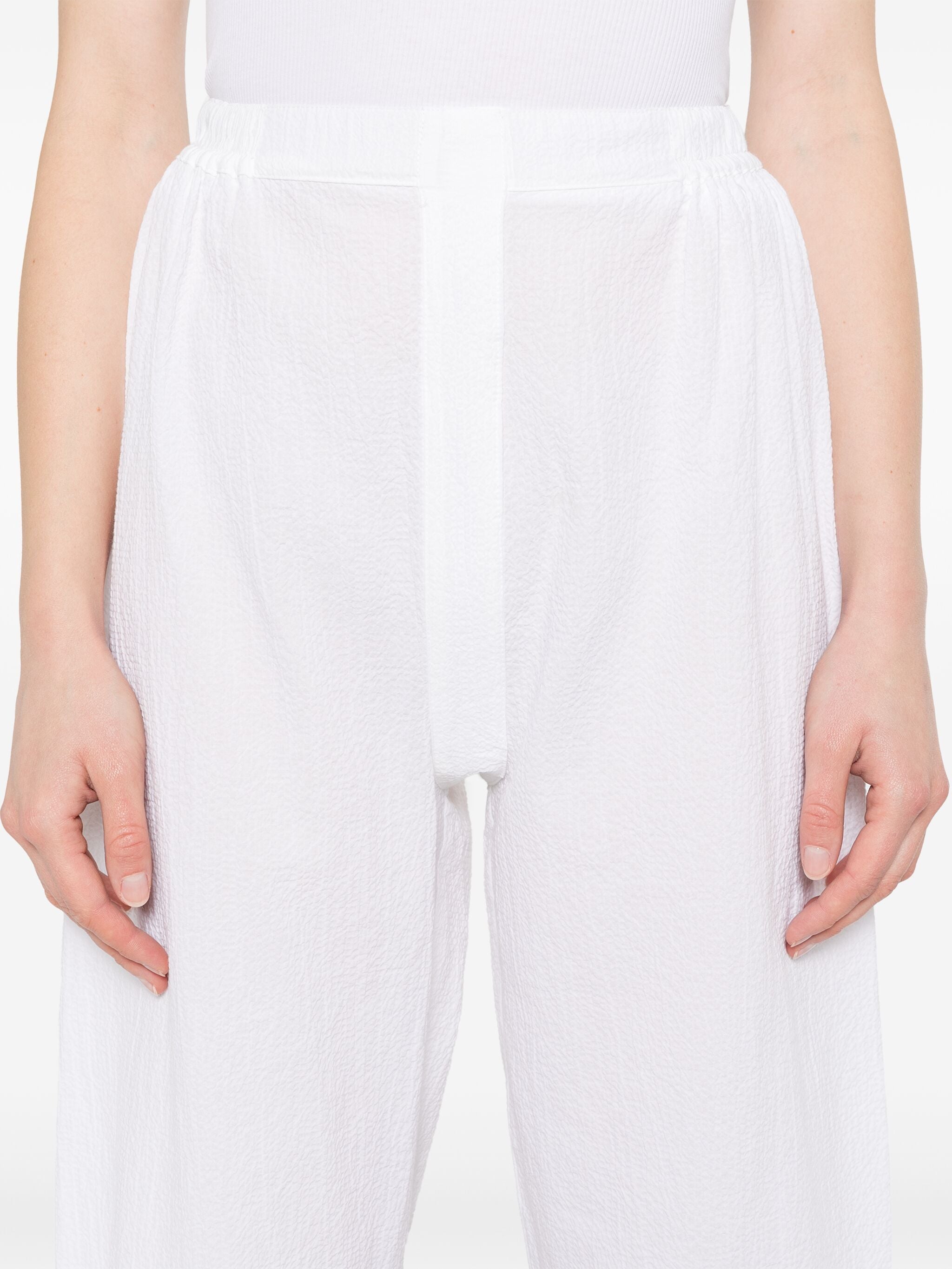 Split Pants in White from Henrik Vibskov