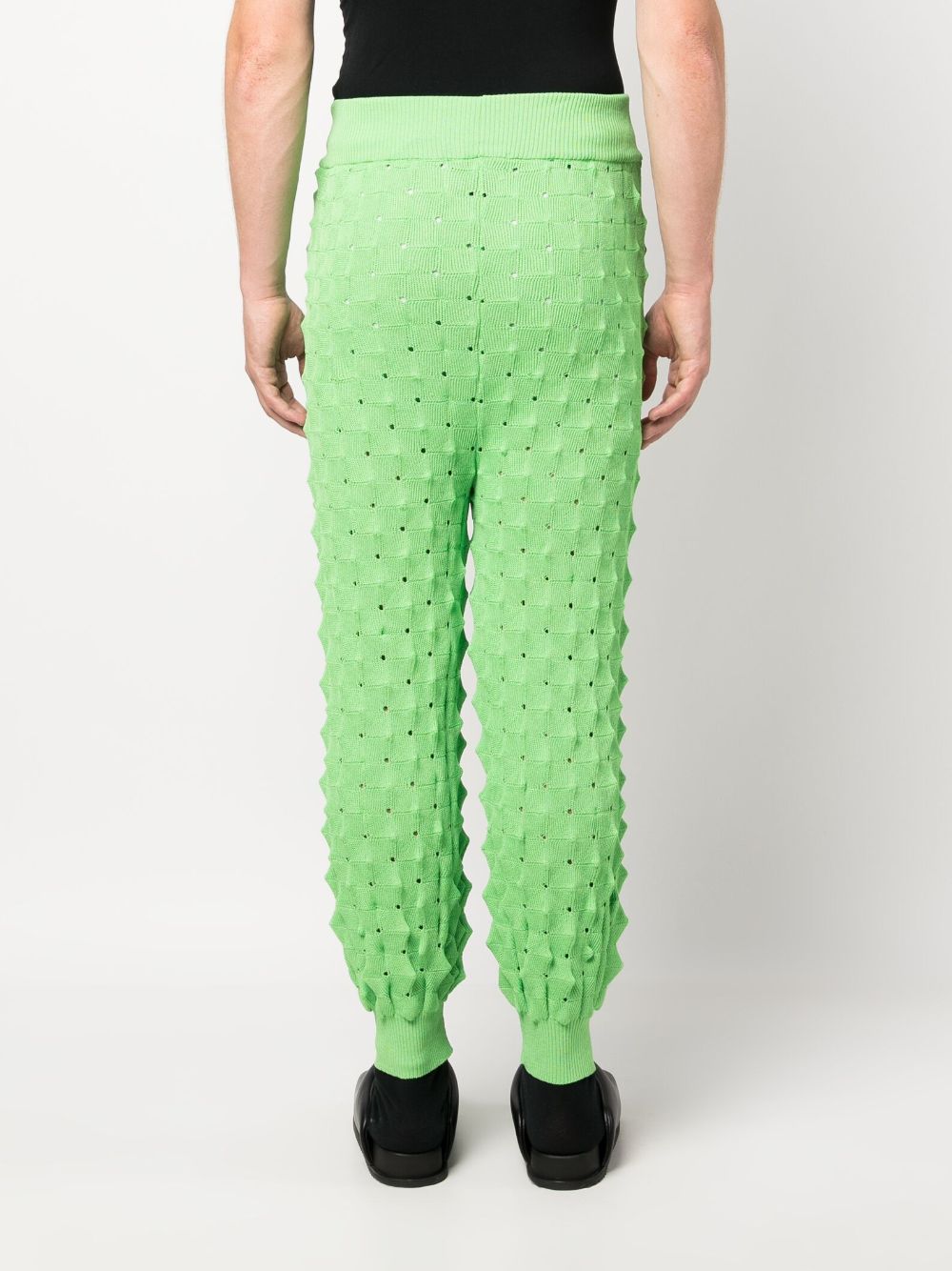 Henrik Vibskov Transparent Spike Kint Pant in Green Spike