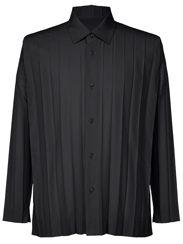 Edge Shirt in Black from Homme Plissé Issey Miyake