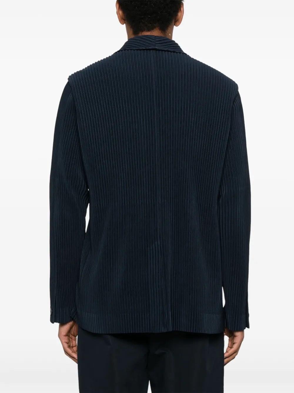 Tailored Pleats Jacket in Midnight Blue from Issey Miyake Homme Plisse