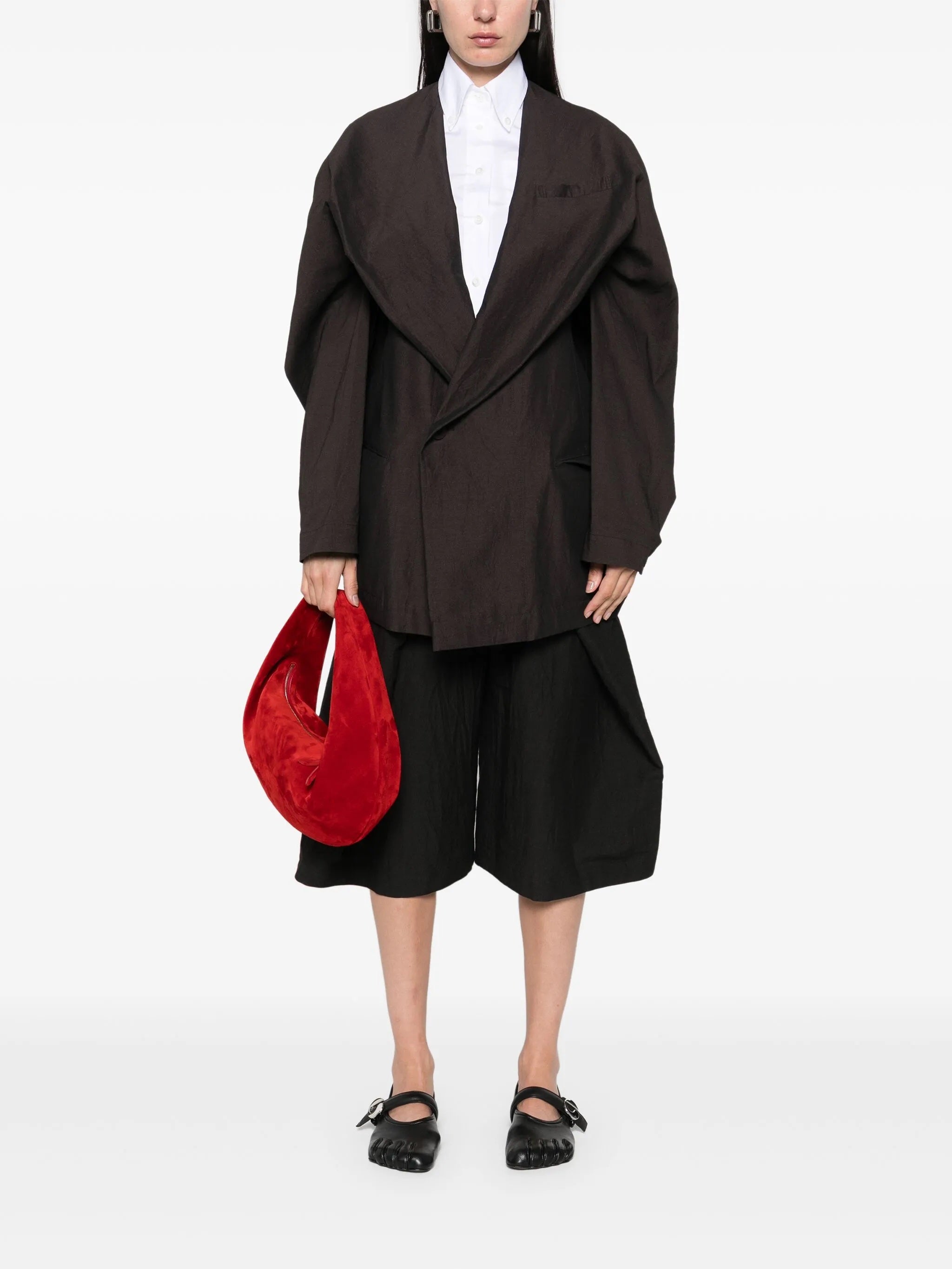 Ample Jacket - Nasu Brown-[-Issey Miyake Mainline-2