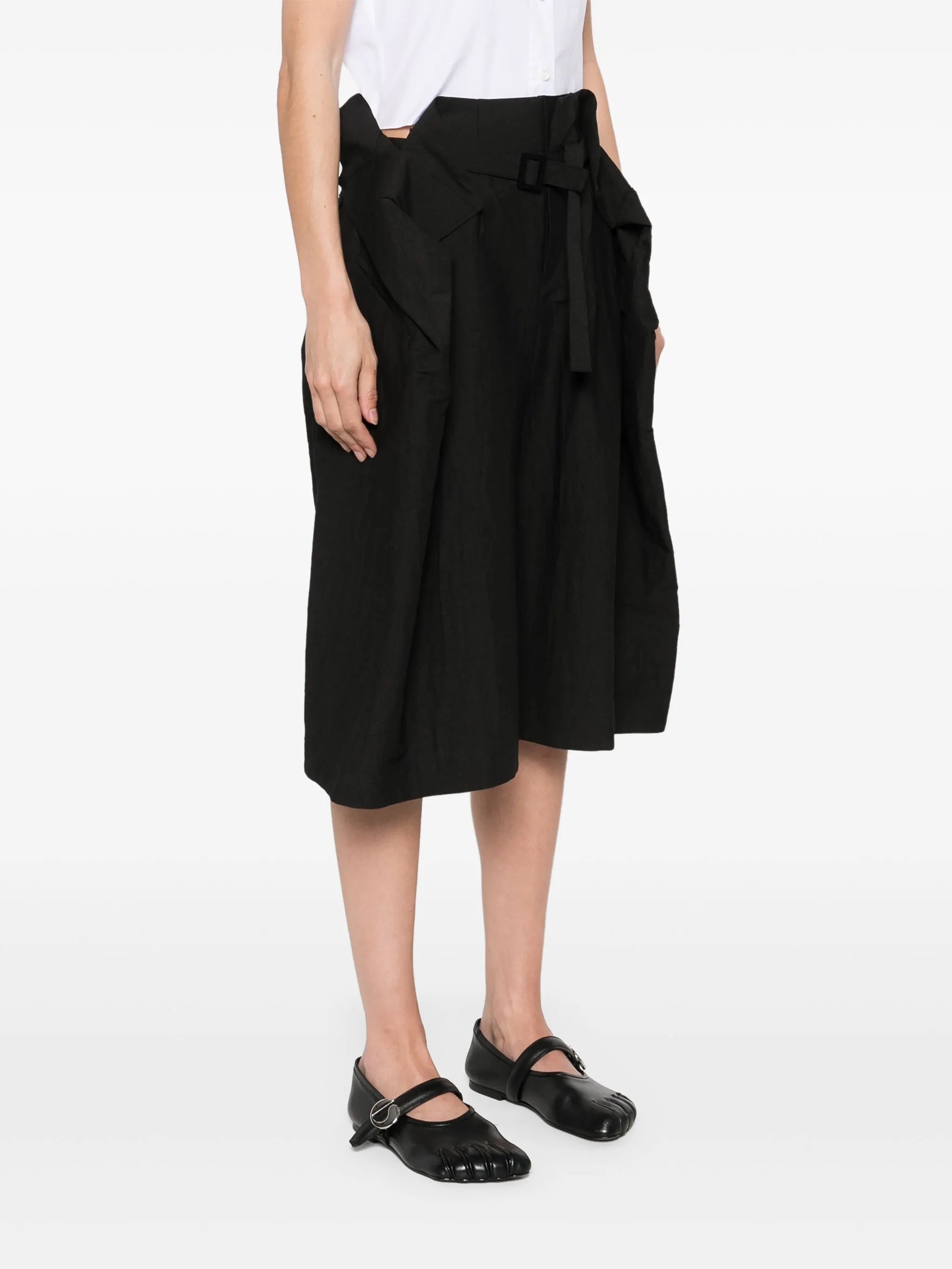 Fold To Form Pants in Black from Issey Miyake