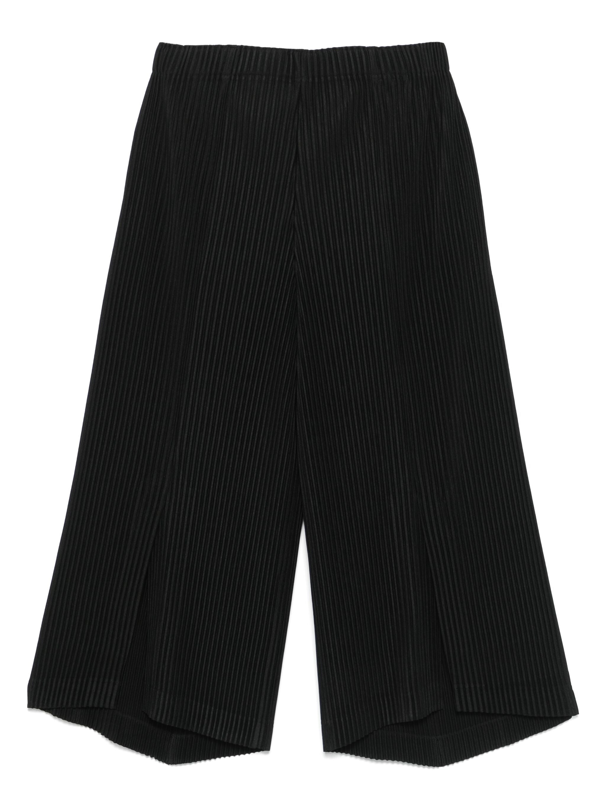 MC December Pants in Black Issey Miyake Homme Plissé