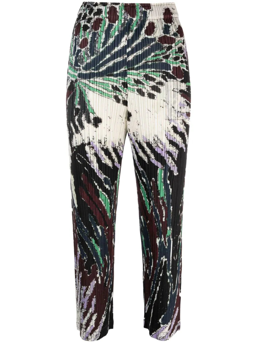 Issey Miyake Pleats Please pants - Slim Fit Pants frosty forest
