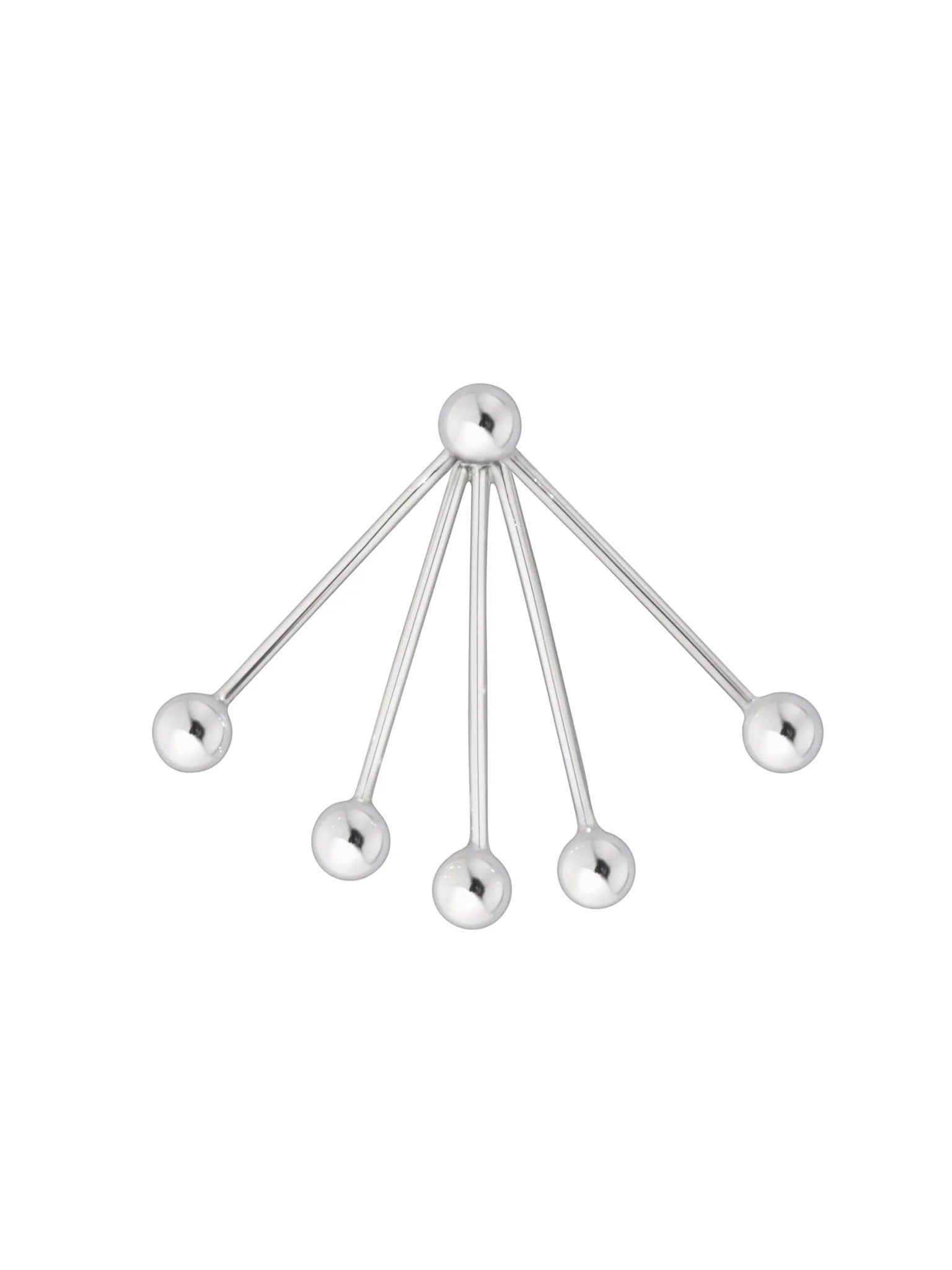 Bubble Sunray Earring - Silver