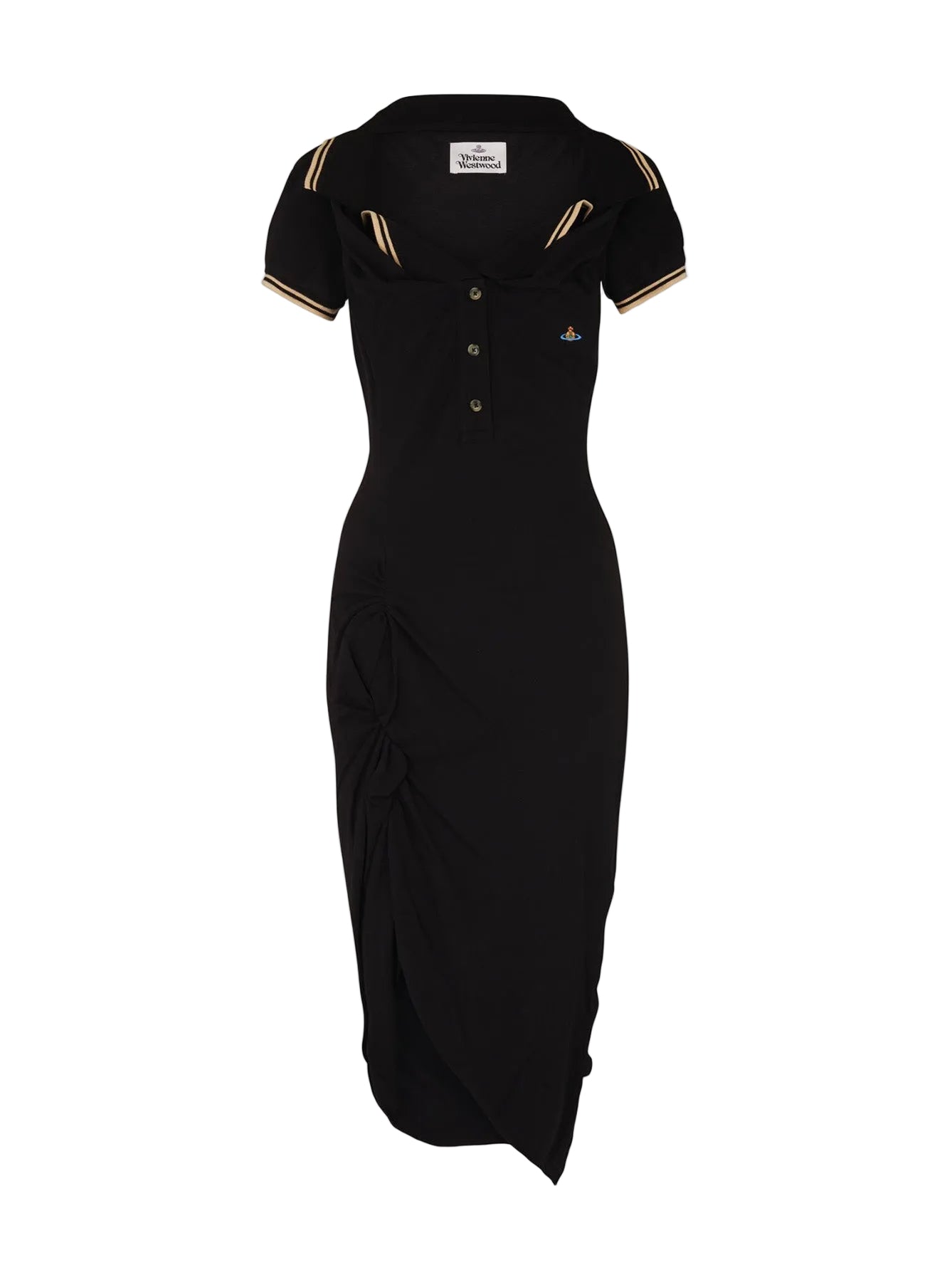 Vivienne Westwood Long Monday Pulling Dress in black