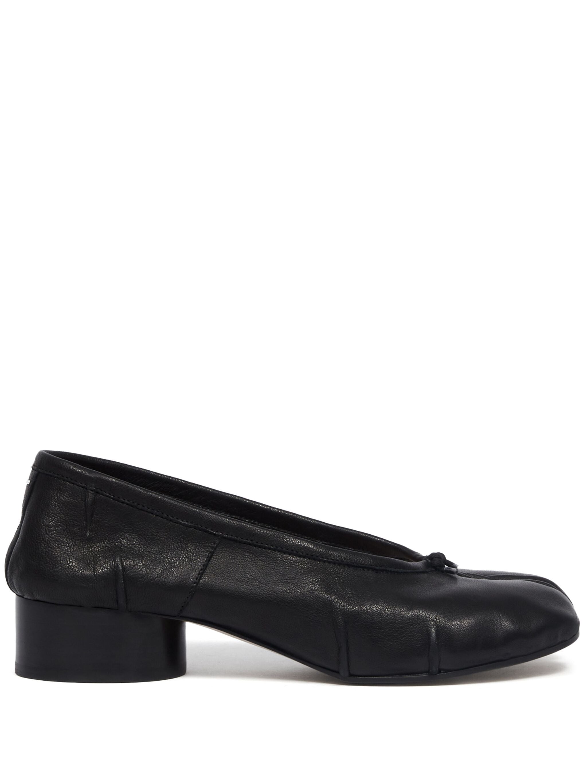 30mm Ballerina Tabi Pumps in Black from Maison Margiela