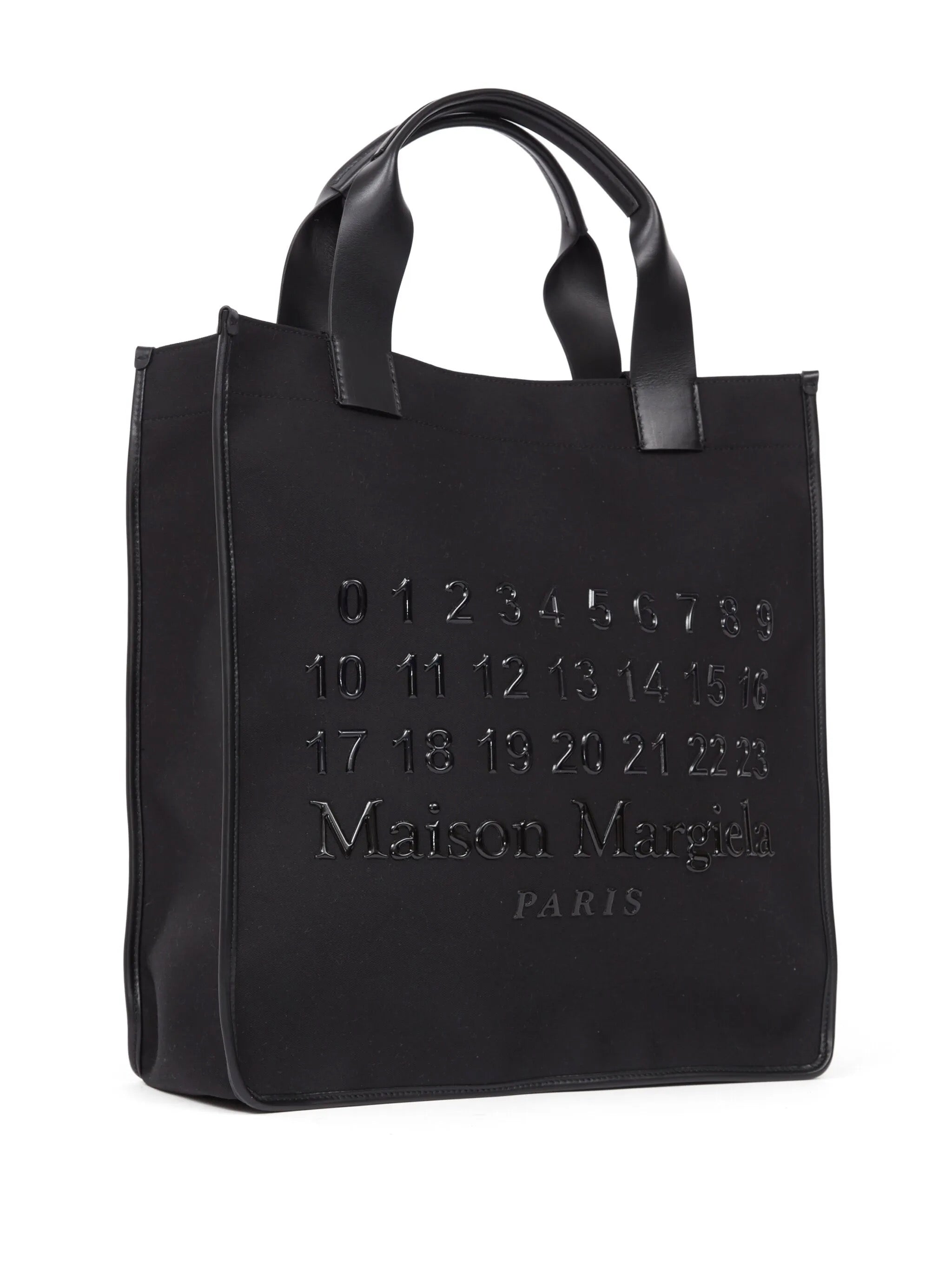 Cabas Shopping Bag Vertical in Black from Maison Margiela