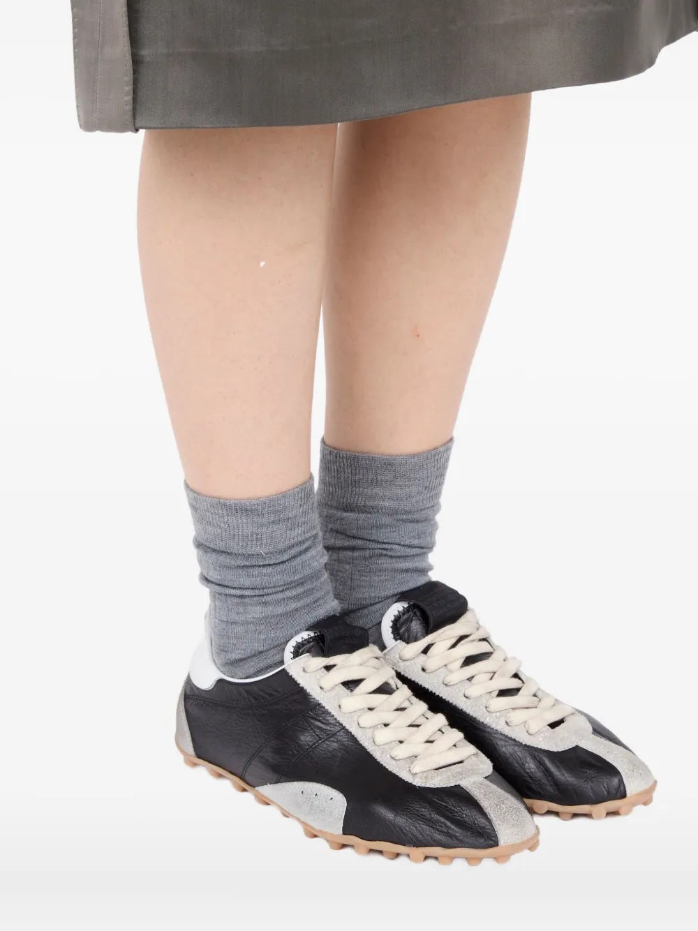 Female Sprinters Sneakers - Black/White/Grey