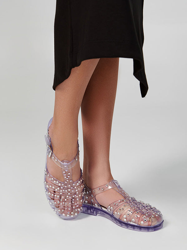 Possession Crystals Sandals in Clear from Melissa