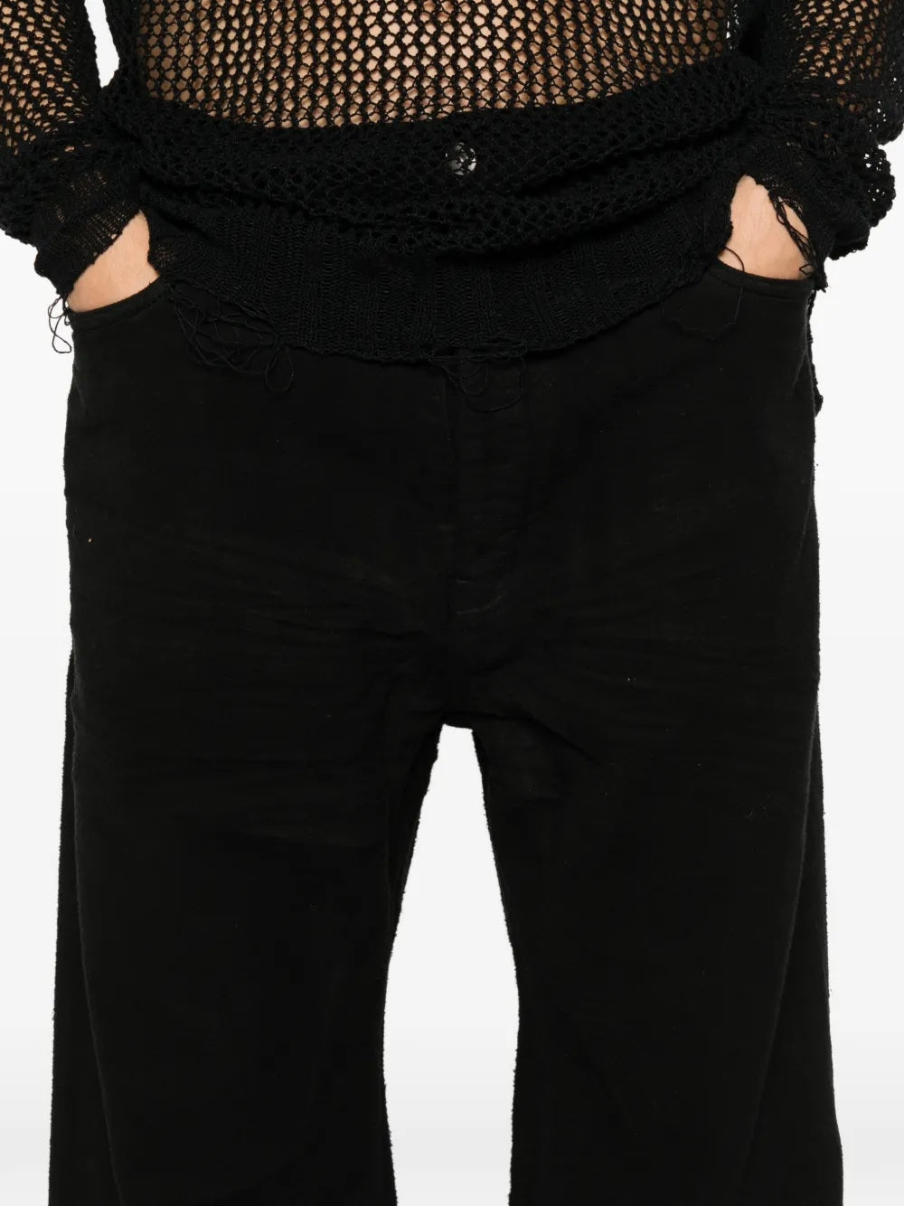Woven Pants - Geth Jeans Black
