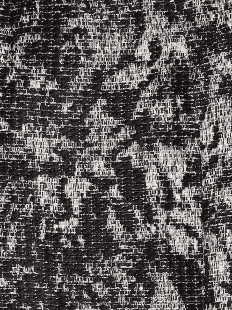 Henrik Vibskov Shell Jacket in Black 3D White fabric detail close-up