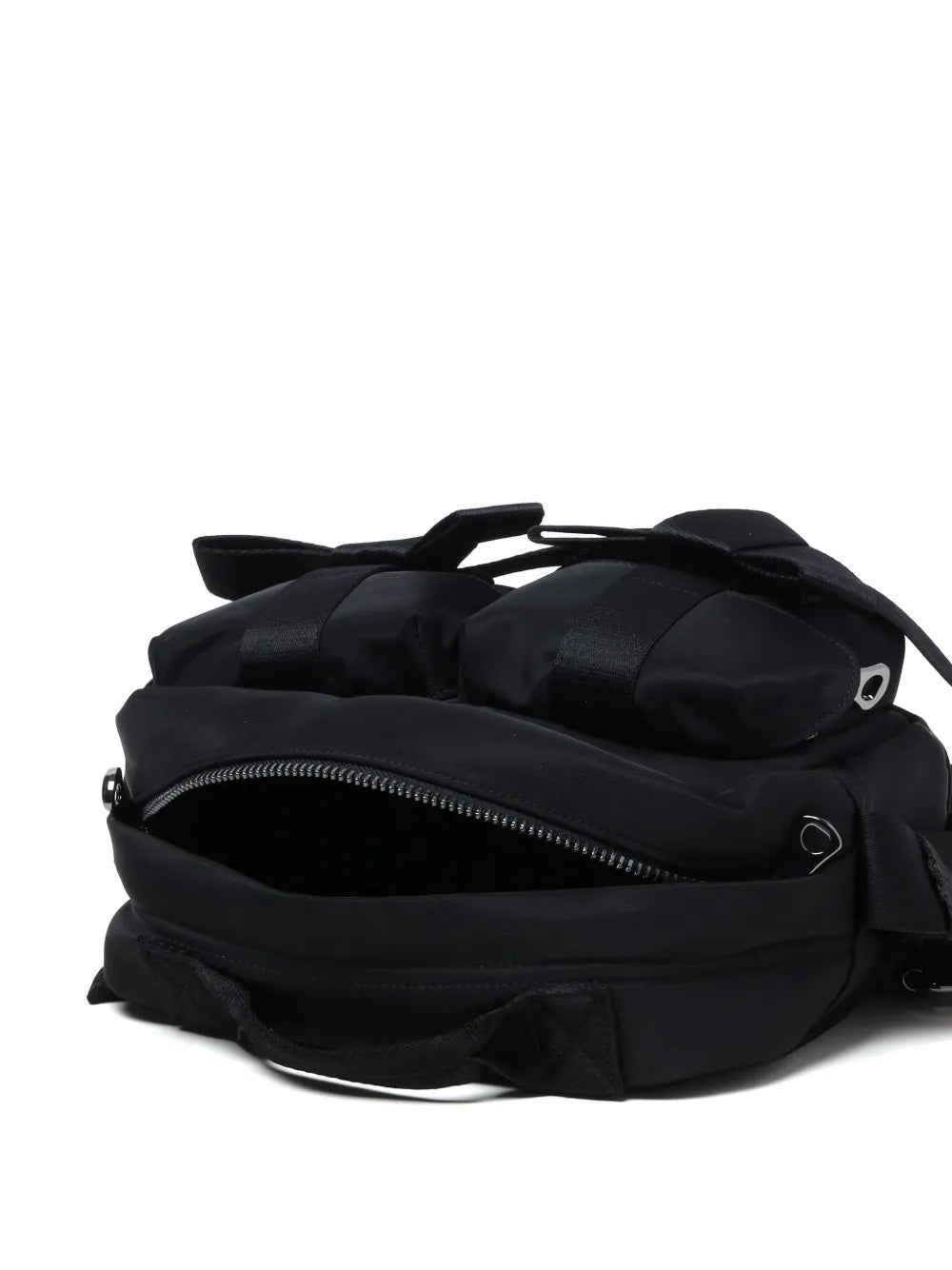 Black shoulder bag from Simone Rocha on a white background