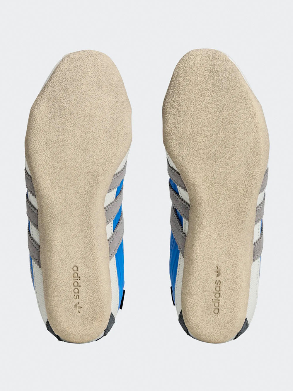 Adidas Tokyo W SFTM in Blue/Solid Grey/Off White - sole view showing off-white rubber outsole