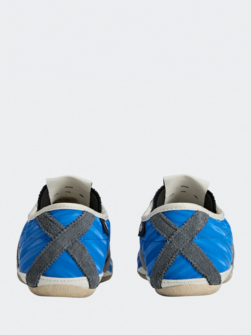 Adidas Tokyo W SFTM in Blue/Solid Grey/Off White - front view showing blue toe cap and lace-up closure