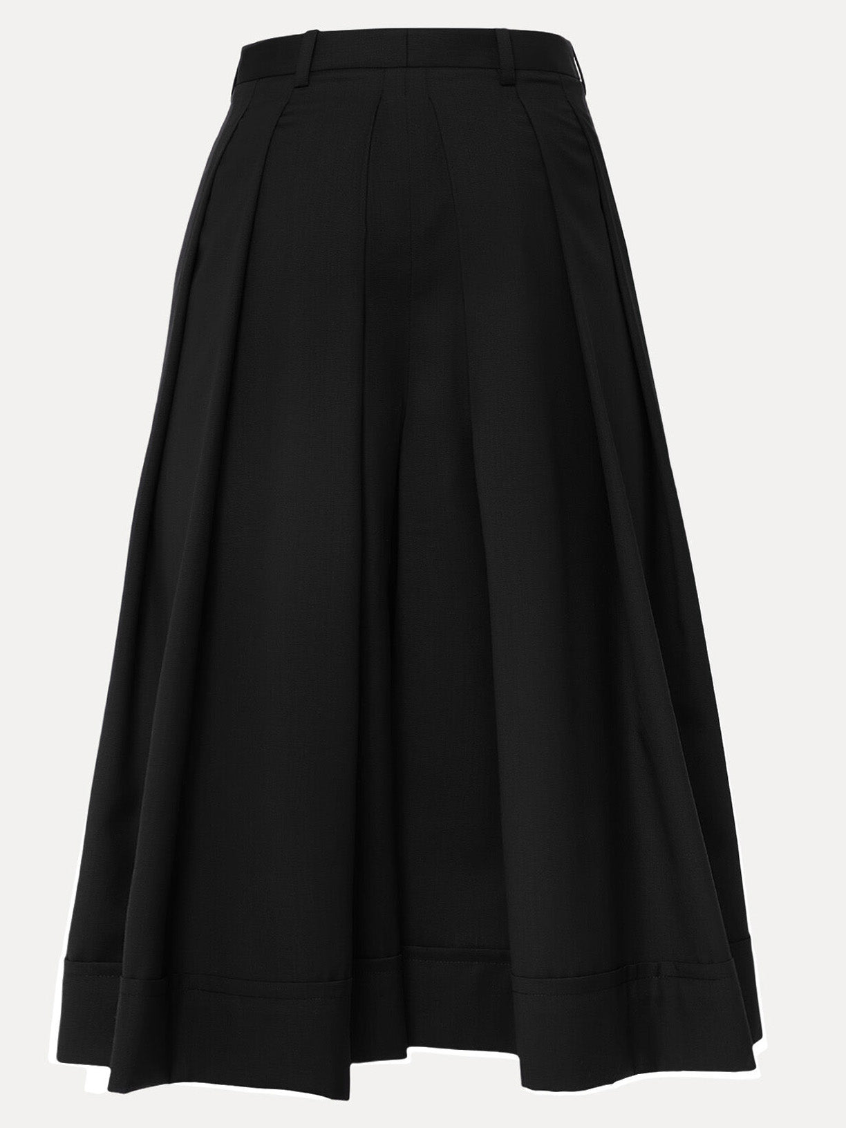 Pleated Culottes - Black-[-Vivienne Westwood-2