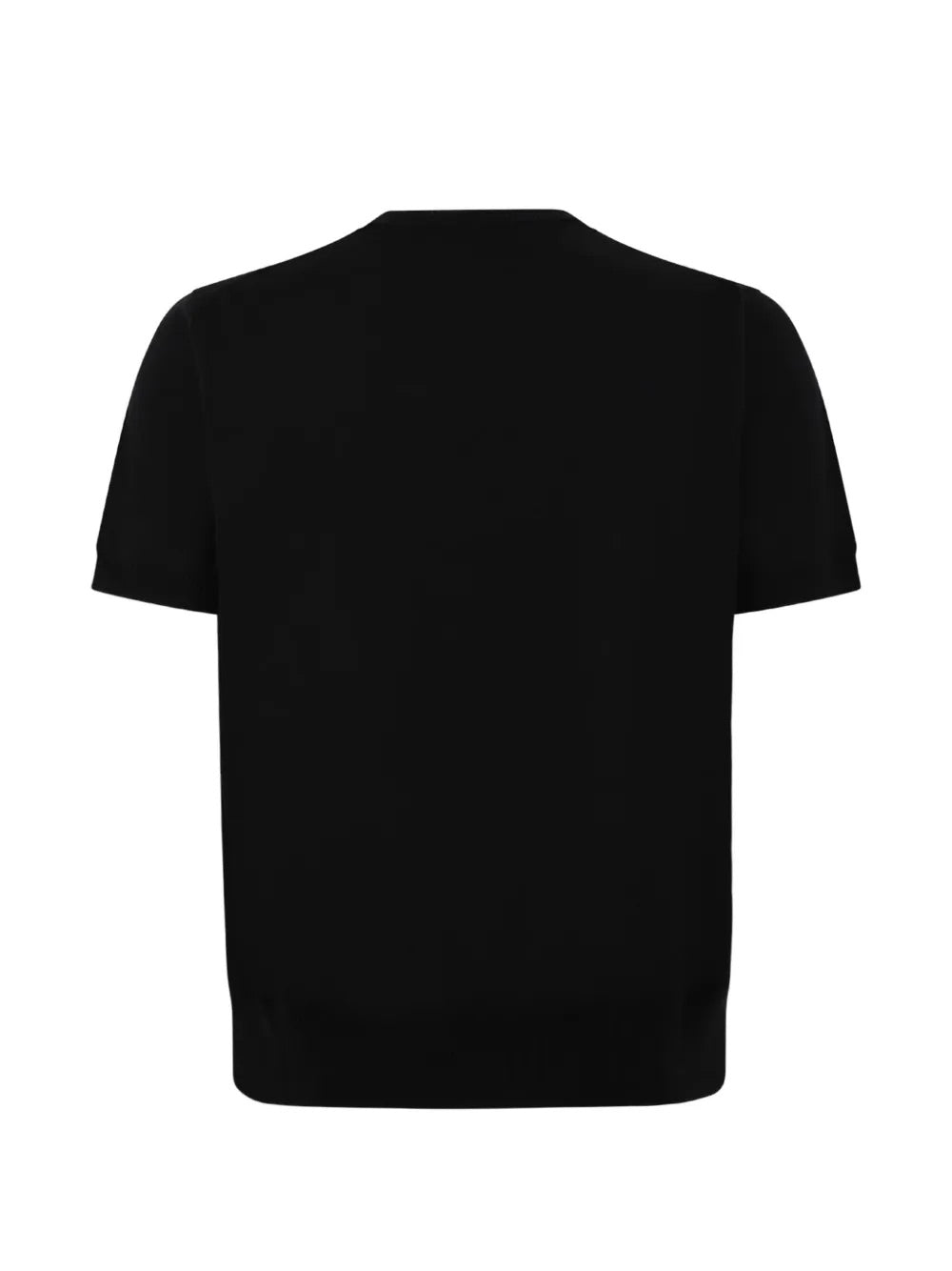 Alex T-Shirt in Black by Vivienne Westwood, back view of relaxed-fit black cotton crew neck t-shirt with short sleeves, Spring/Summer 2026