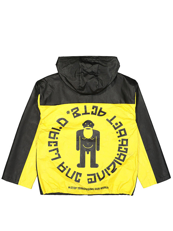 Walter Van Beirendonck - Stop jacket in black - 2