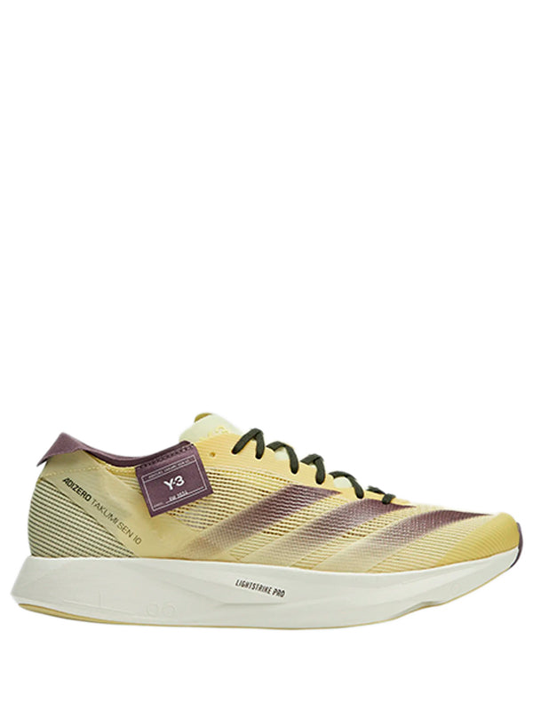 Y-3 - Takumi Sen 10 Sneakers in Yellow/Purple