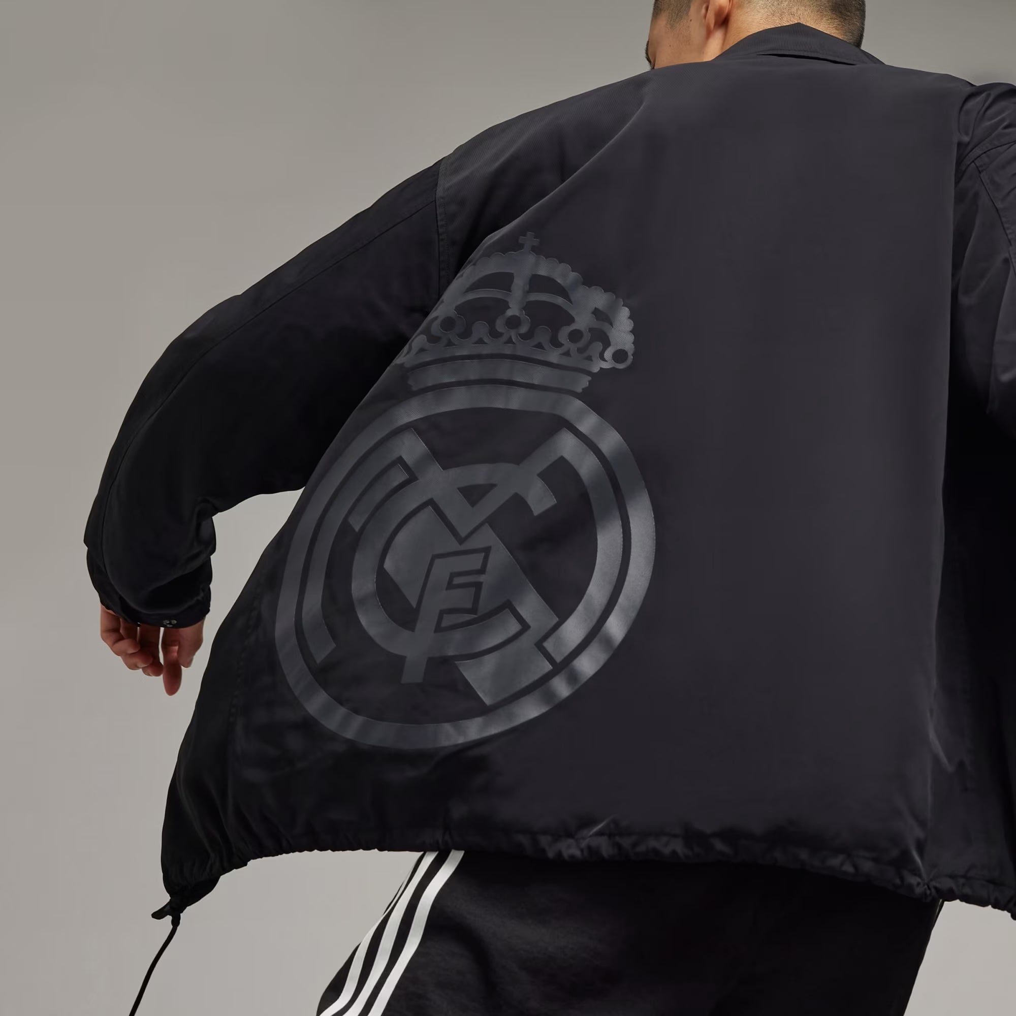 Real Madrid Coach Jacket - Black-[-Y-3-8
