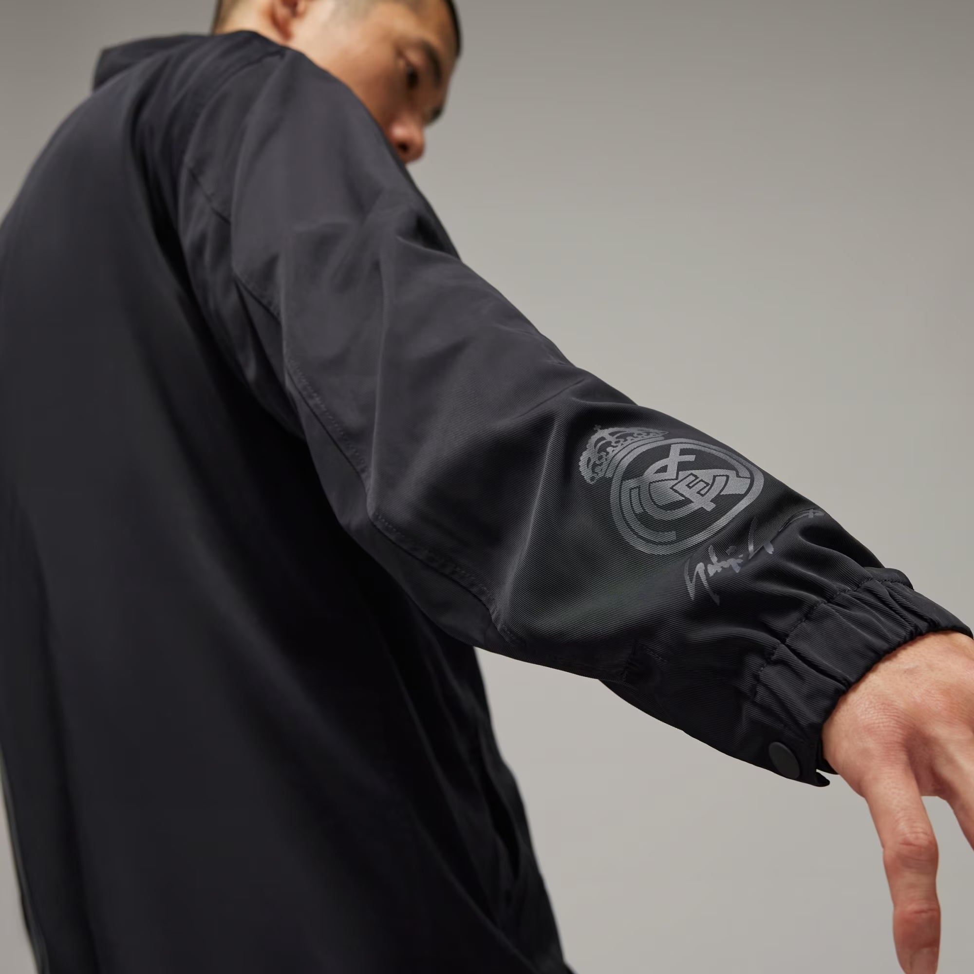 Real Madrid Coach Jacket - Black-[-Y-3-9