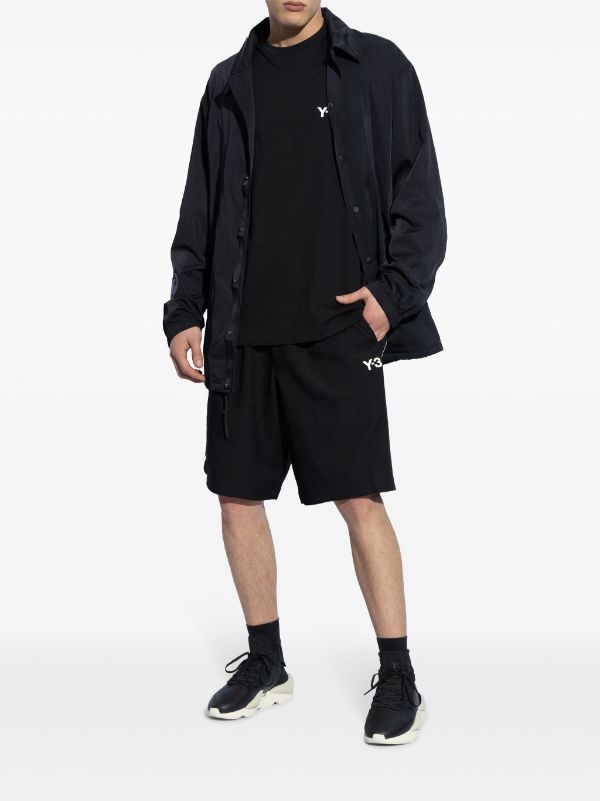 Real Madrid Coach Jacket - Black-[-Y-3-11