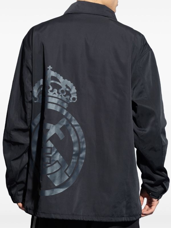 Real Madrid Coach Jacket - Black-[-Y-3-13