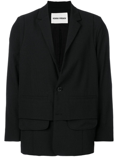 Ants Blazer - Black-[-Henrik Vibskov-1