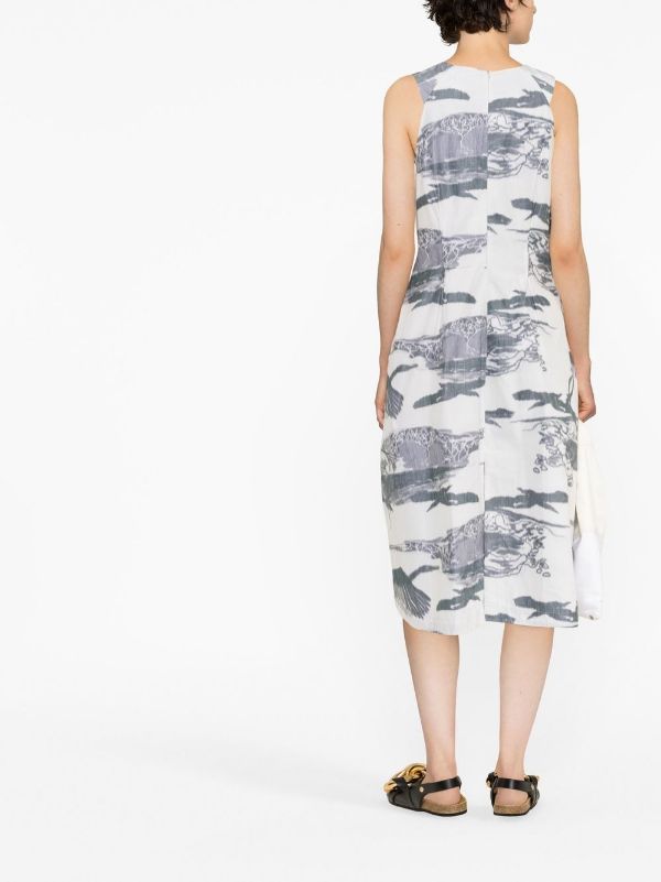 New Free Dress - Black White Ikat-[-Henrik Vibskov-7