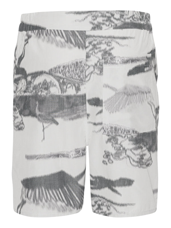 Spyjama Shorts - Black White Ikat-[-Henrik Vibskov-5