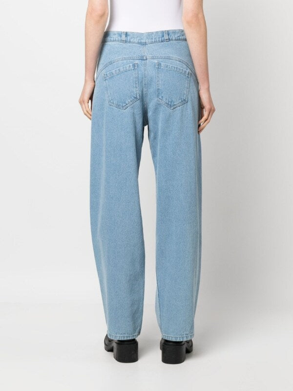 Henrik Vibskov denim pants for women in light blue - 5