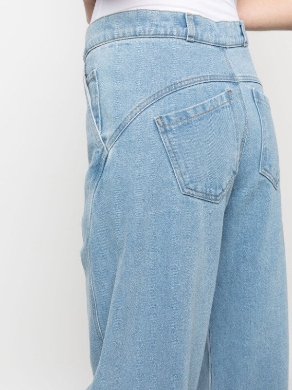 Henrik Vibskov denim pants for women in light blue - 6