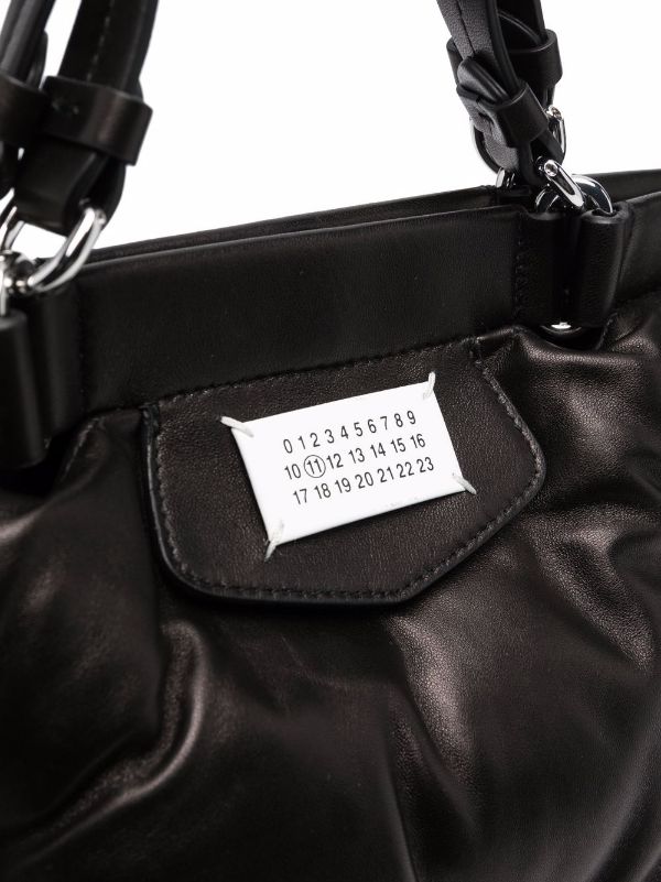 Glam Slam Shopping Bag - Black-[-Maison Margiela-4