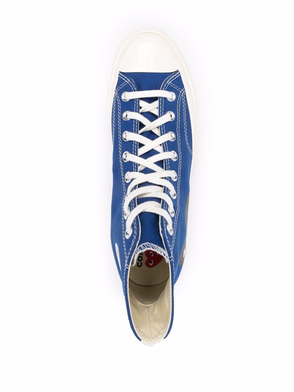 Converse High 'Chuck Taylor' Sneakers - Blue-[-Comme des Garçons Play-5