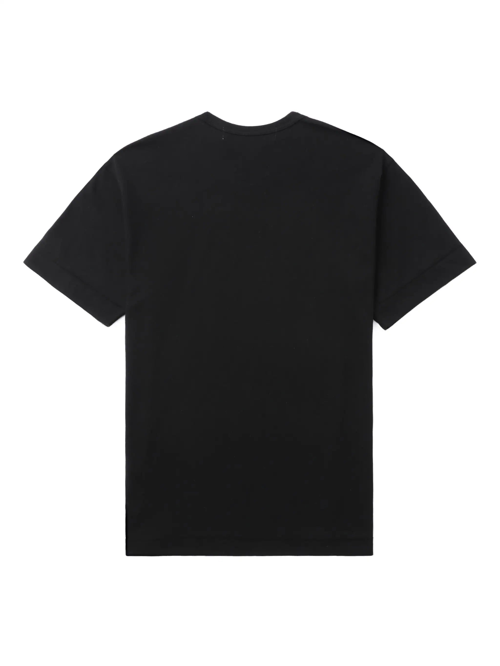 Unisex 3 Heart Short Sleeve T-shirt - Black-[-Comme des Garçons Play-7