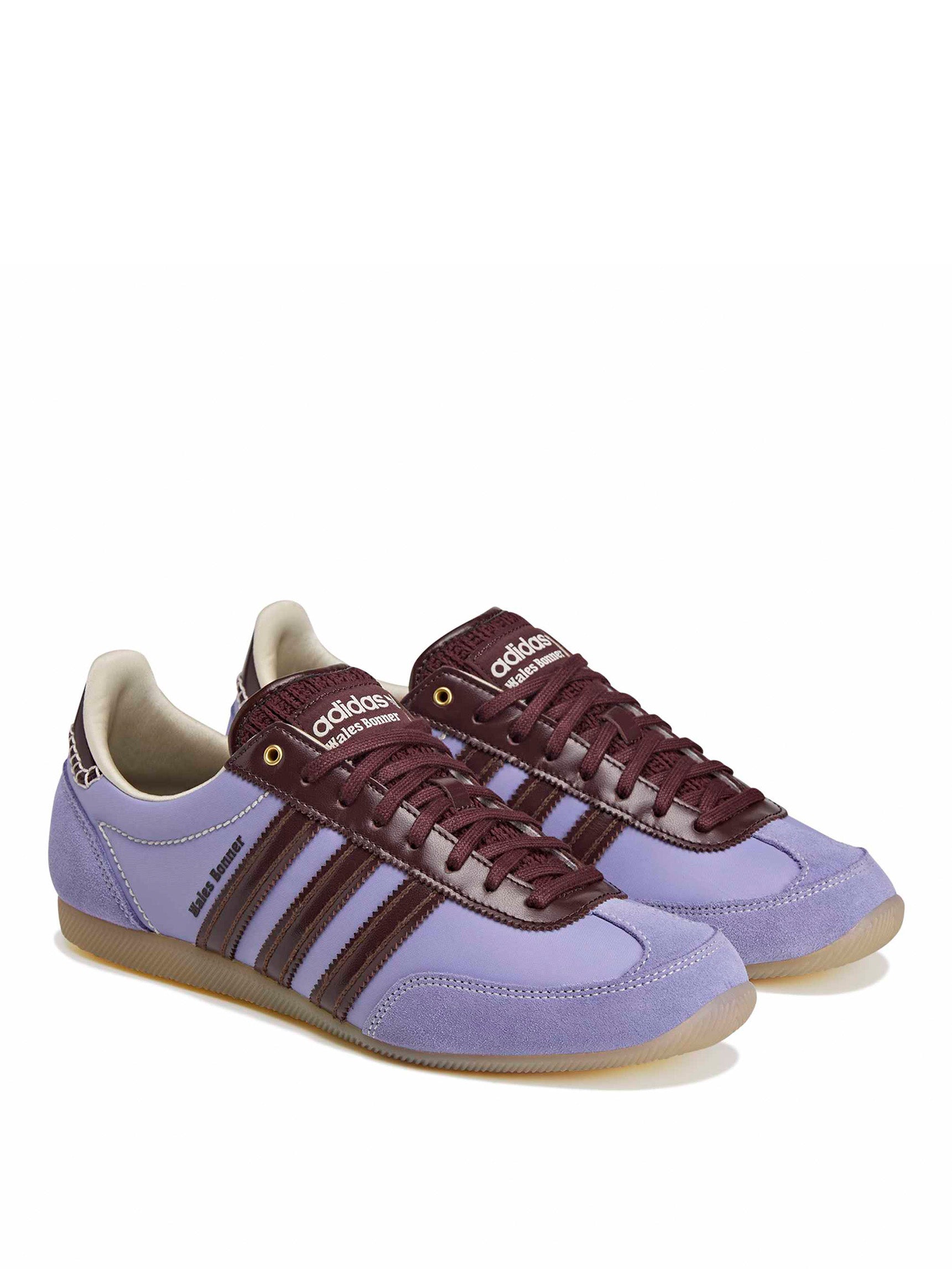 WB Japan Sneakers - White / Light Purple / Night Red-[-Adidas x Wales Bonner-5