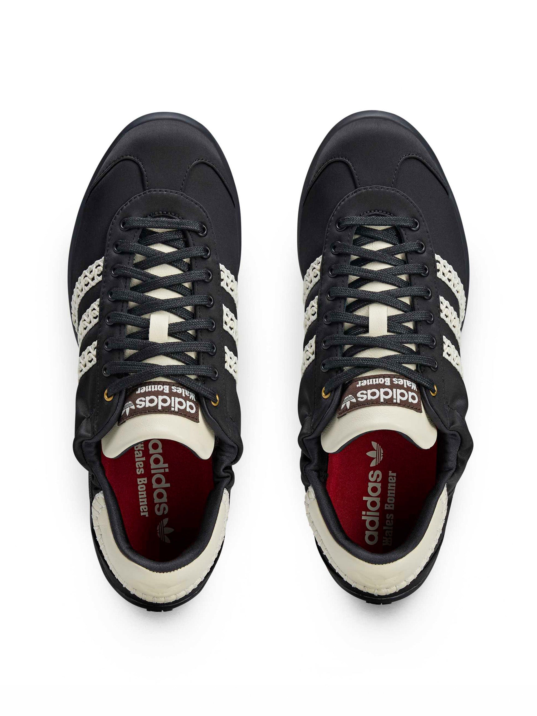 WB Karintha Lo Sneakers - Chocolate Black / Dark Brown / Cream-[-Adidas x Wales Bonner-2
