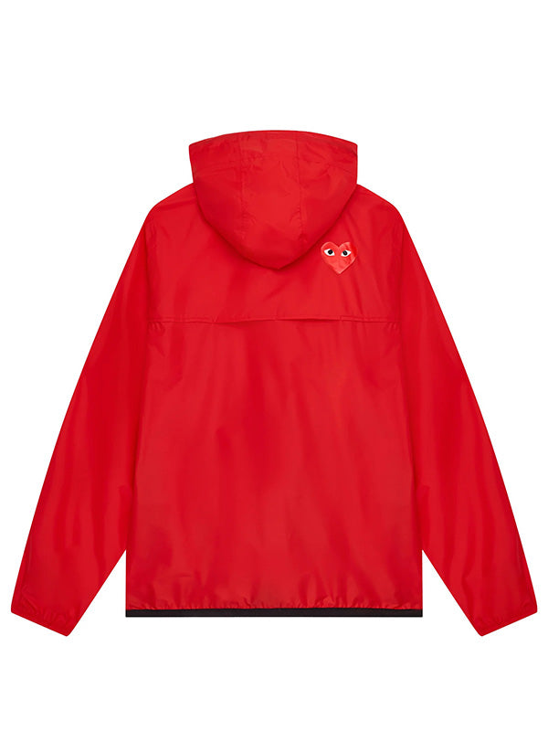 Unisex K-Way Cagoule - Red-[-Comme des Garçons Play-2