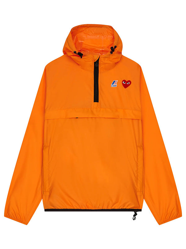 Unisex K-Way Anorak - Orange-[-Comme des Garçons Play-1