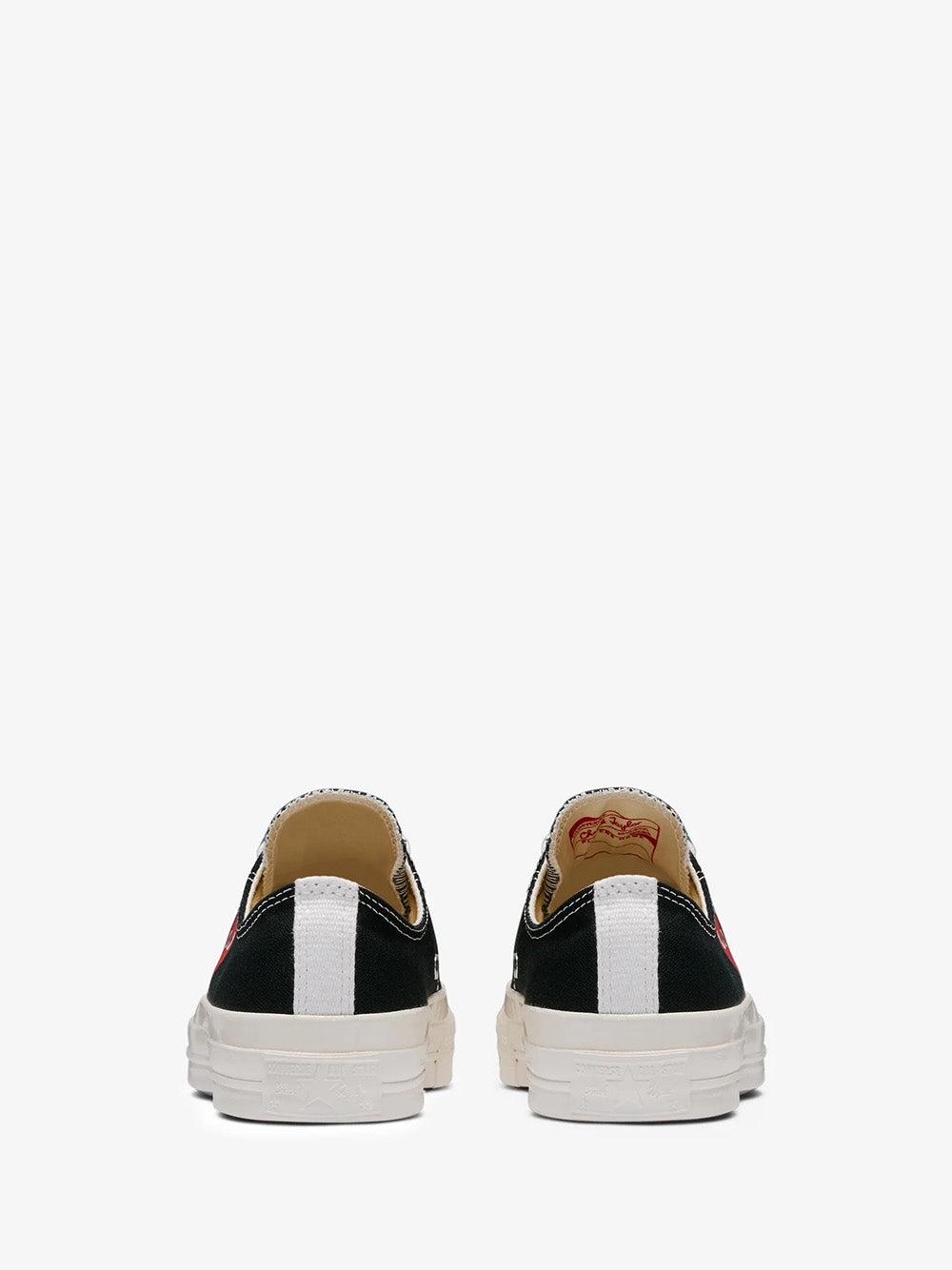 CDG Play x Converse - low Chuck Taylor sneakers small heart in black - 4