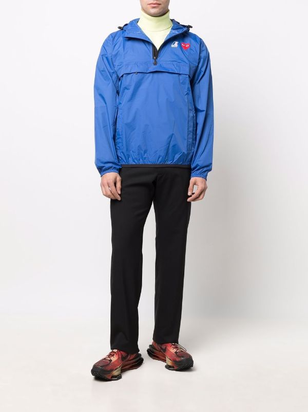 Unisex K-Way Anorak - Blue-[-Comme des Garçons Play-6