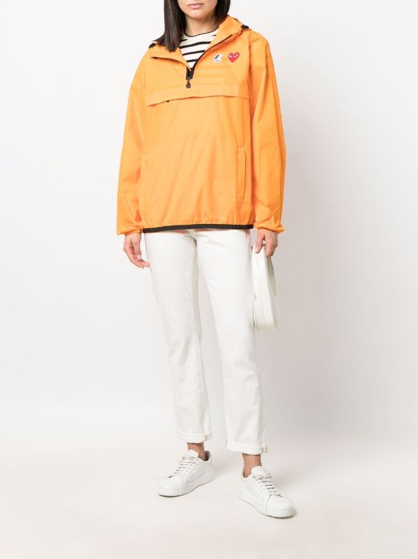 Unisex K-Way Anorak - Orange-[-Comme des Garçons Play-7