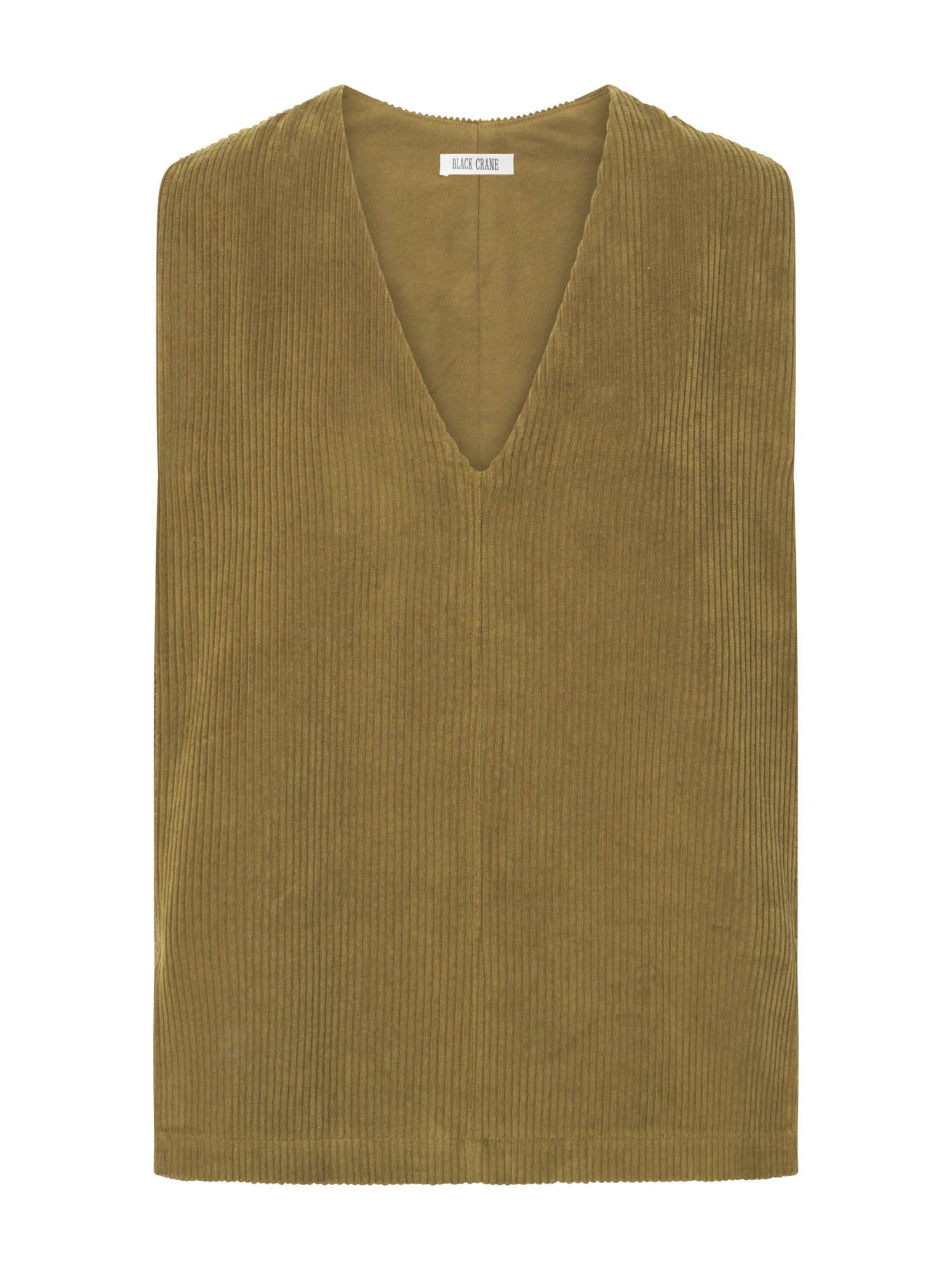 Black Crane - Corduroy Vest in Olive