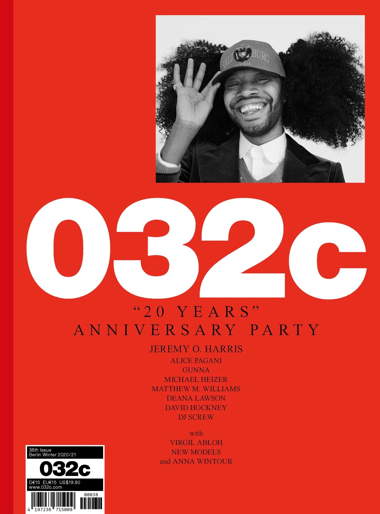 032c issue 38 Jeremy O. Harris cover