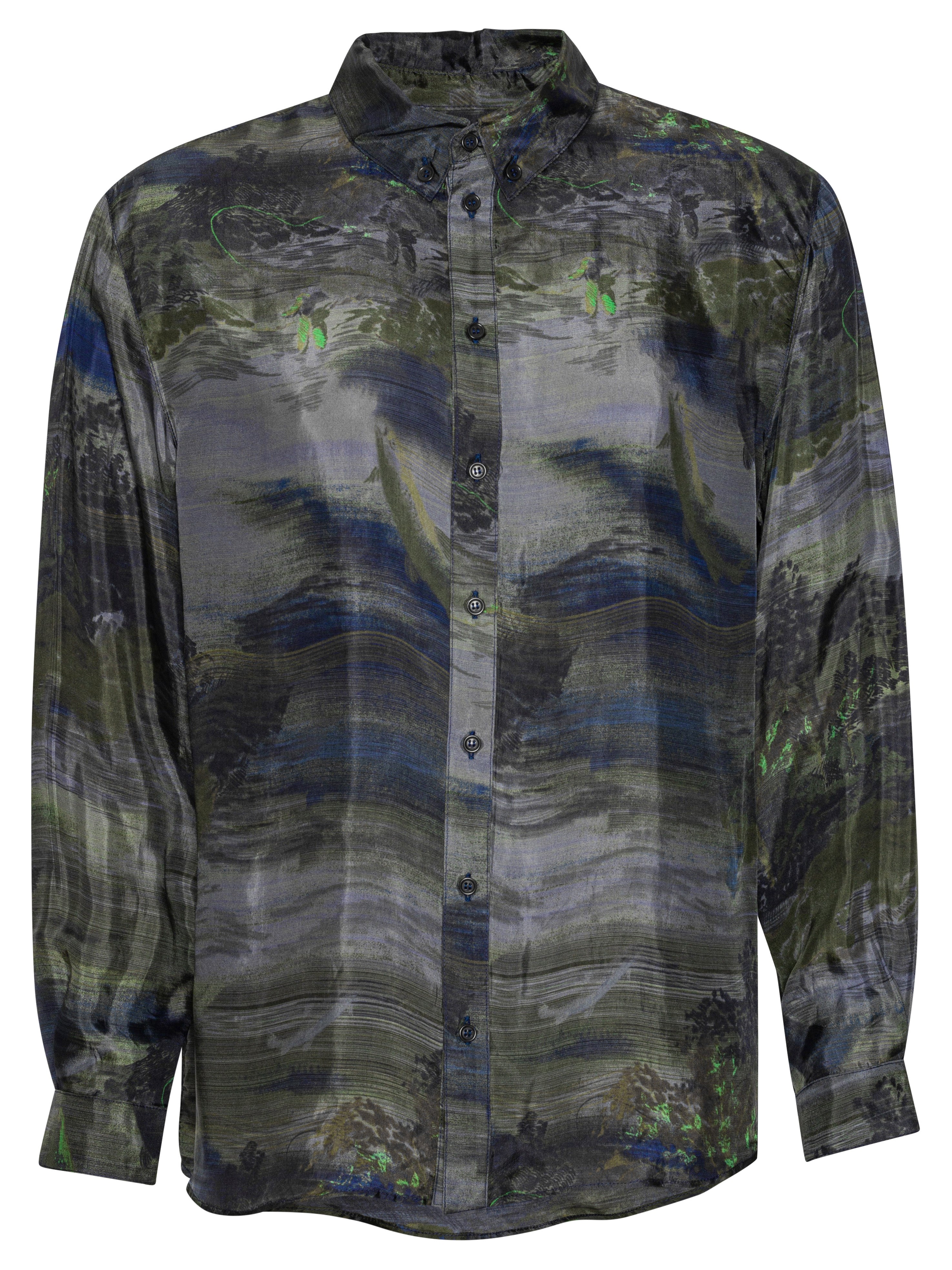 Block Shirt in Fishes Light from Henrik Vibskov