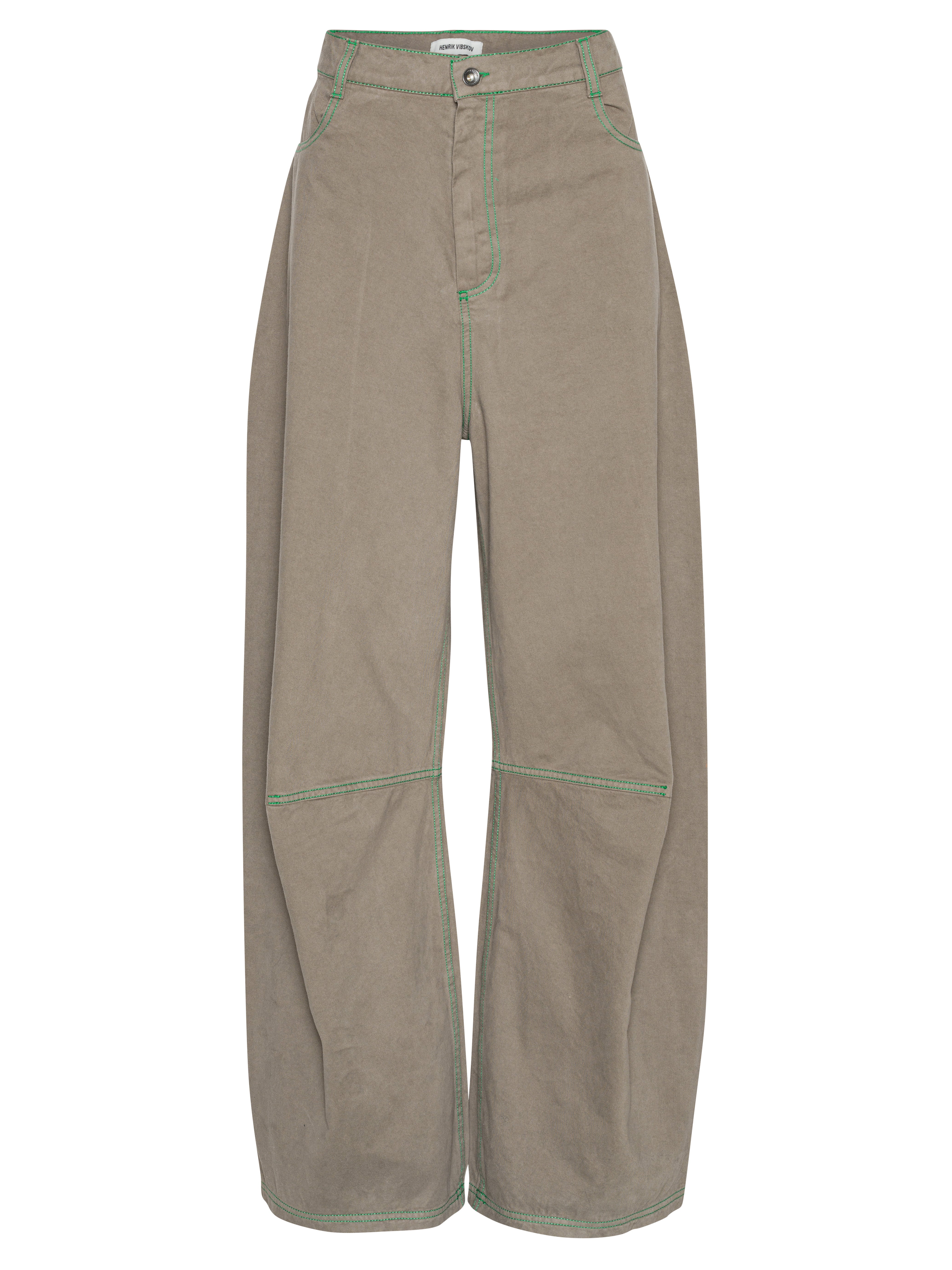 Dart Denim Pants in Walnut from Henrik Vibskov
