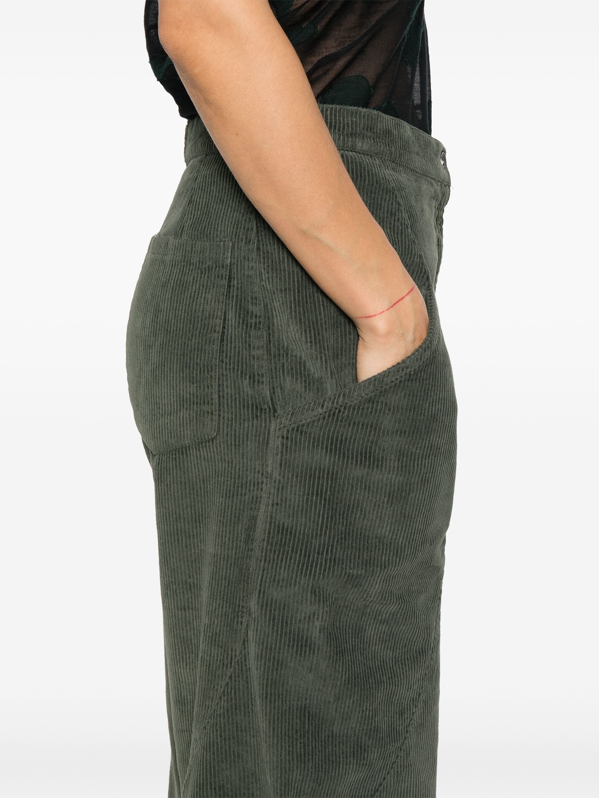 The classic Digi Corduroy Pant in Duffle Bag from Henrik Vibskov